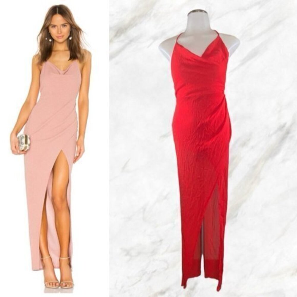 Michael Costello XREVOLVE Semira Gown - Red